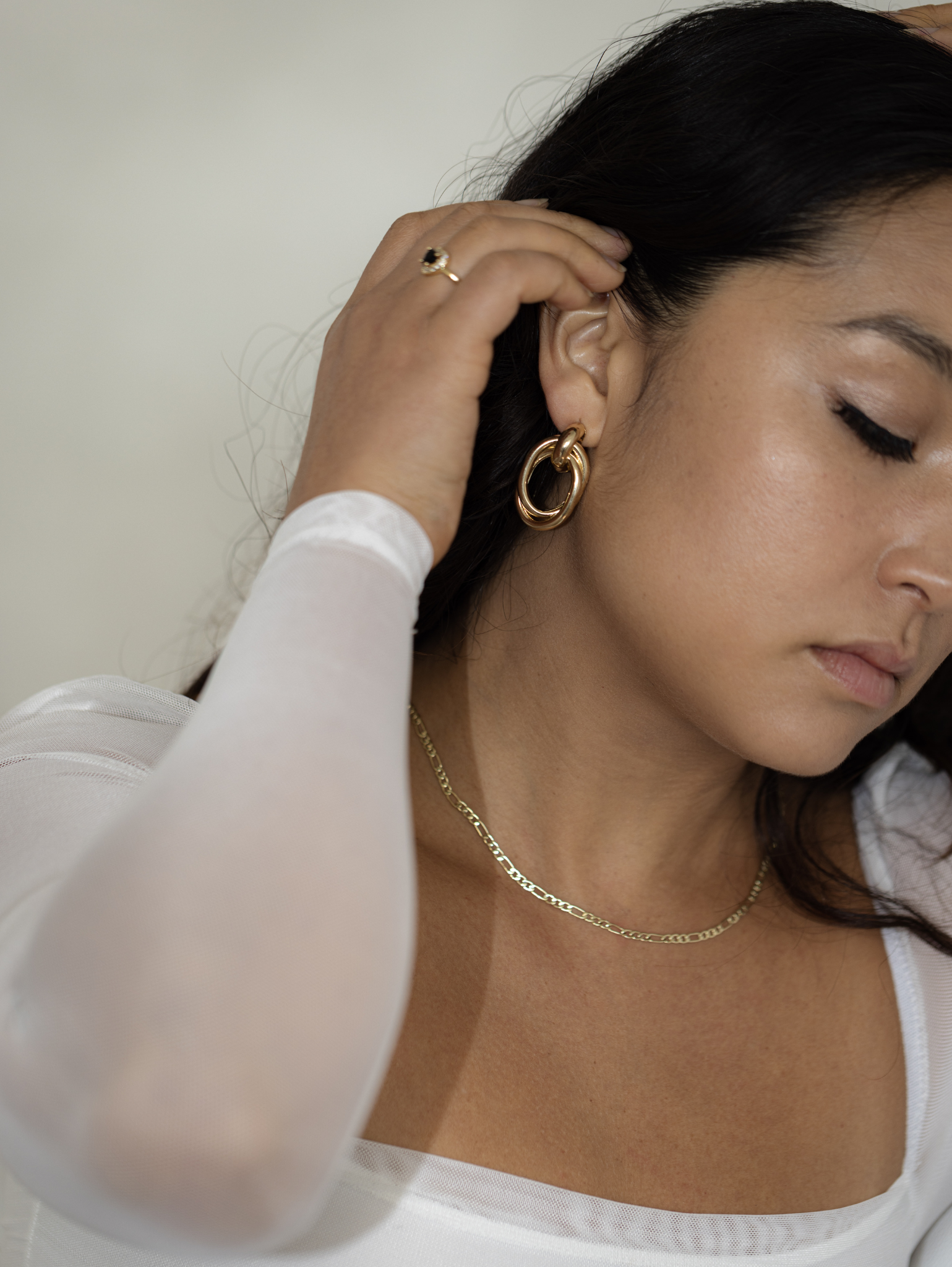 Extra large hoop clip 2025 on earrings
